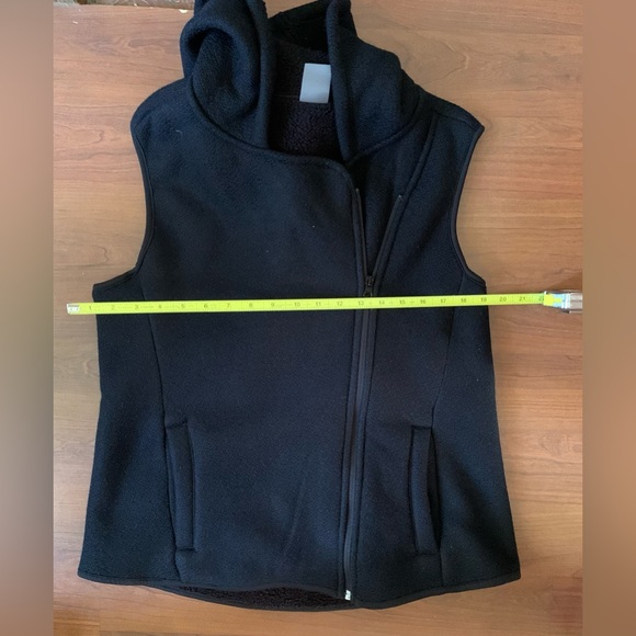 JOE FRESH Women’s Hooded Zip Up Vest Black Size XLarge - Picture 6 of 6